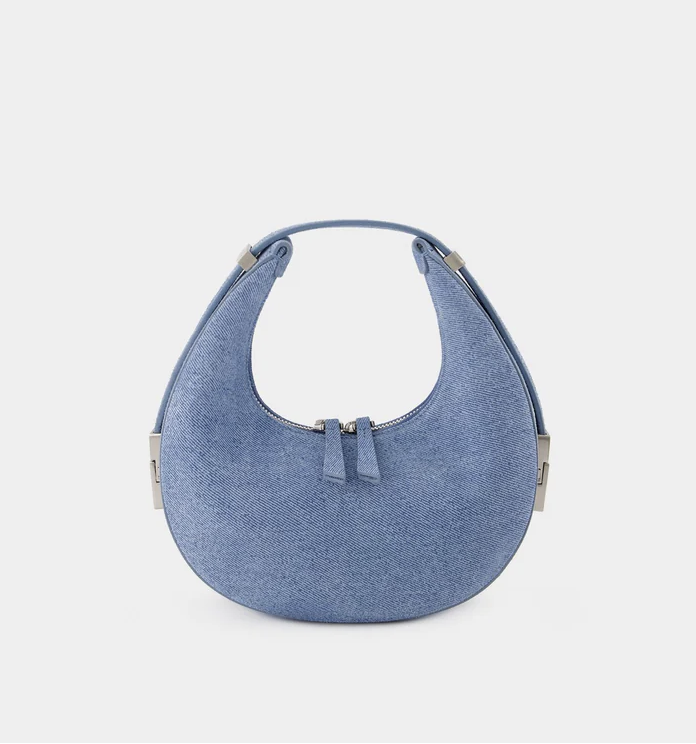 OSOI - Blue Suede Circular Bag