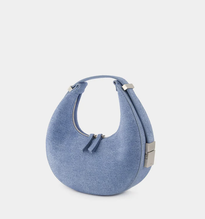 OSOI - Blue Suede Circular Bag