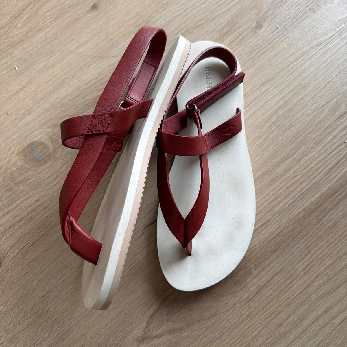 Hermes - Tahiti Leather Sandal