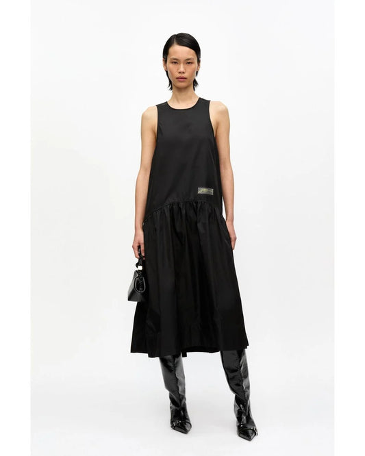 Ganni - Duchesse Nylon Midi Dress